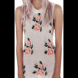 Wildfox white label prairie rose tank